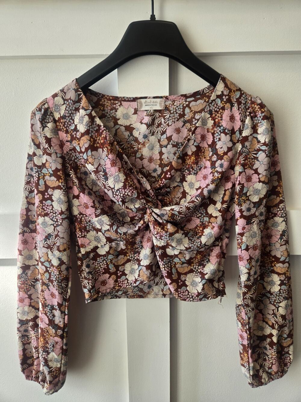 Altar'd State Floral Blouse | XS | Boho Chic | Made in USA